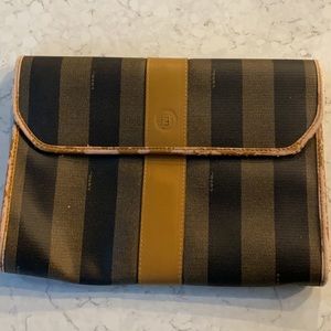 Distressed Vintage Fendi Clutch